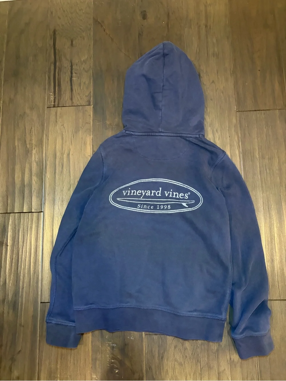Kids Navy Blue Vineyard Vines Hooded Pullover Sweatshirt. Size Small.